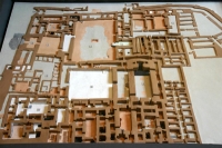 Modello delle rovine del palazzo di Mari   
